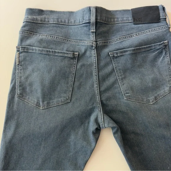 Paige Lennox men Jeans Gray-blue  Slim Fit Stretch Sz 31 - Picture 6 of 11